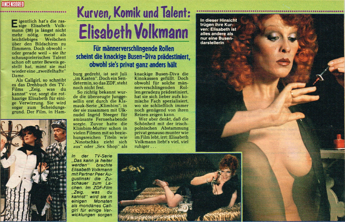 Slideshow elisabeth volkmann nackt.