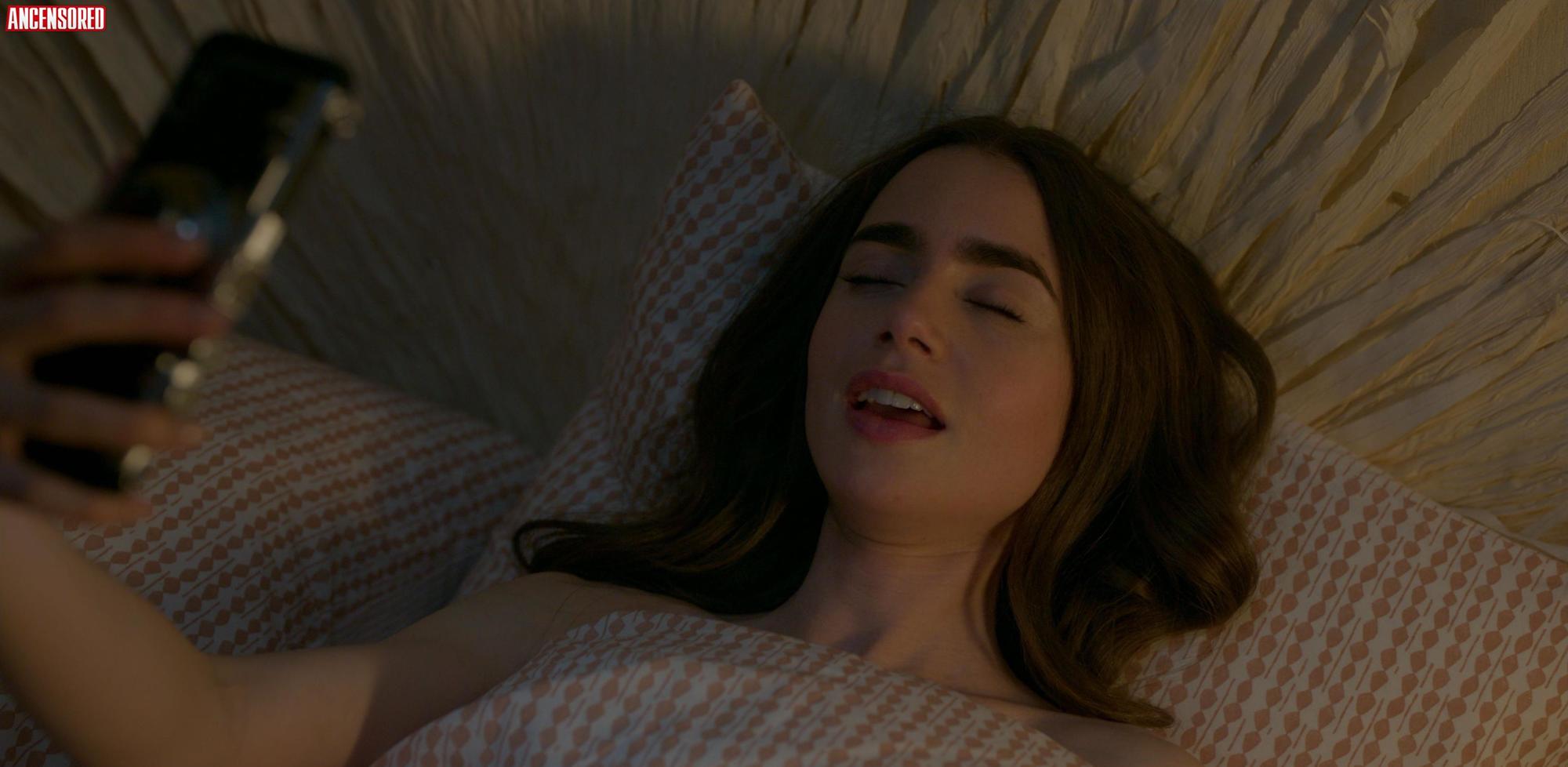 Lily Collins nude pics.