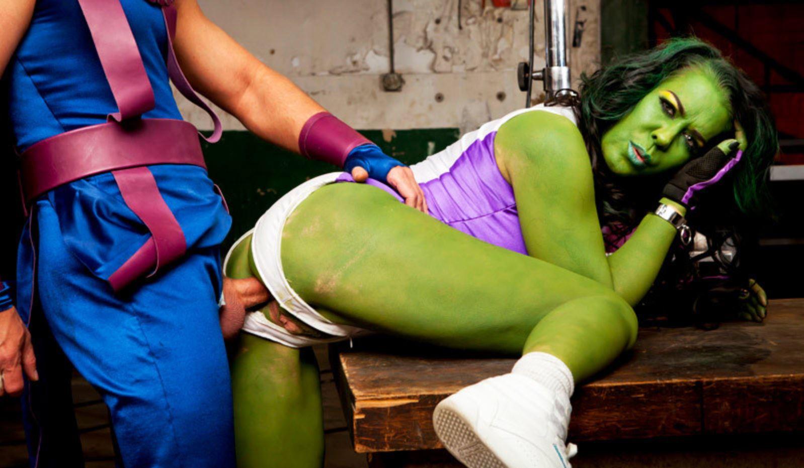 She hulk cosplay nude