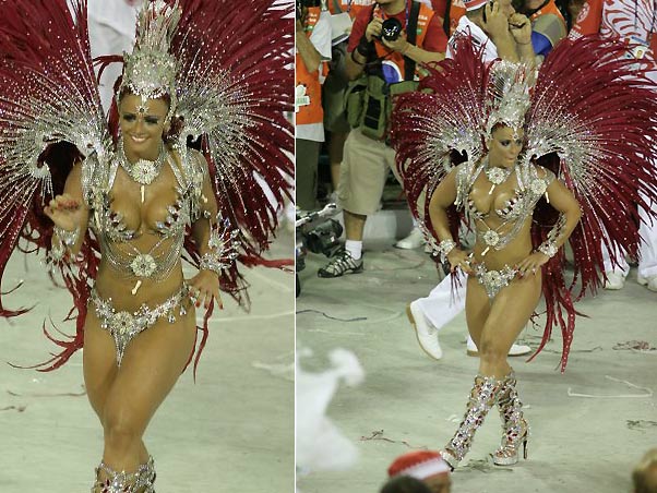 Nackte Viviane Araújo In Carnaval Brazil