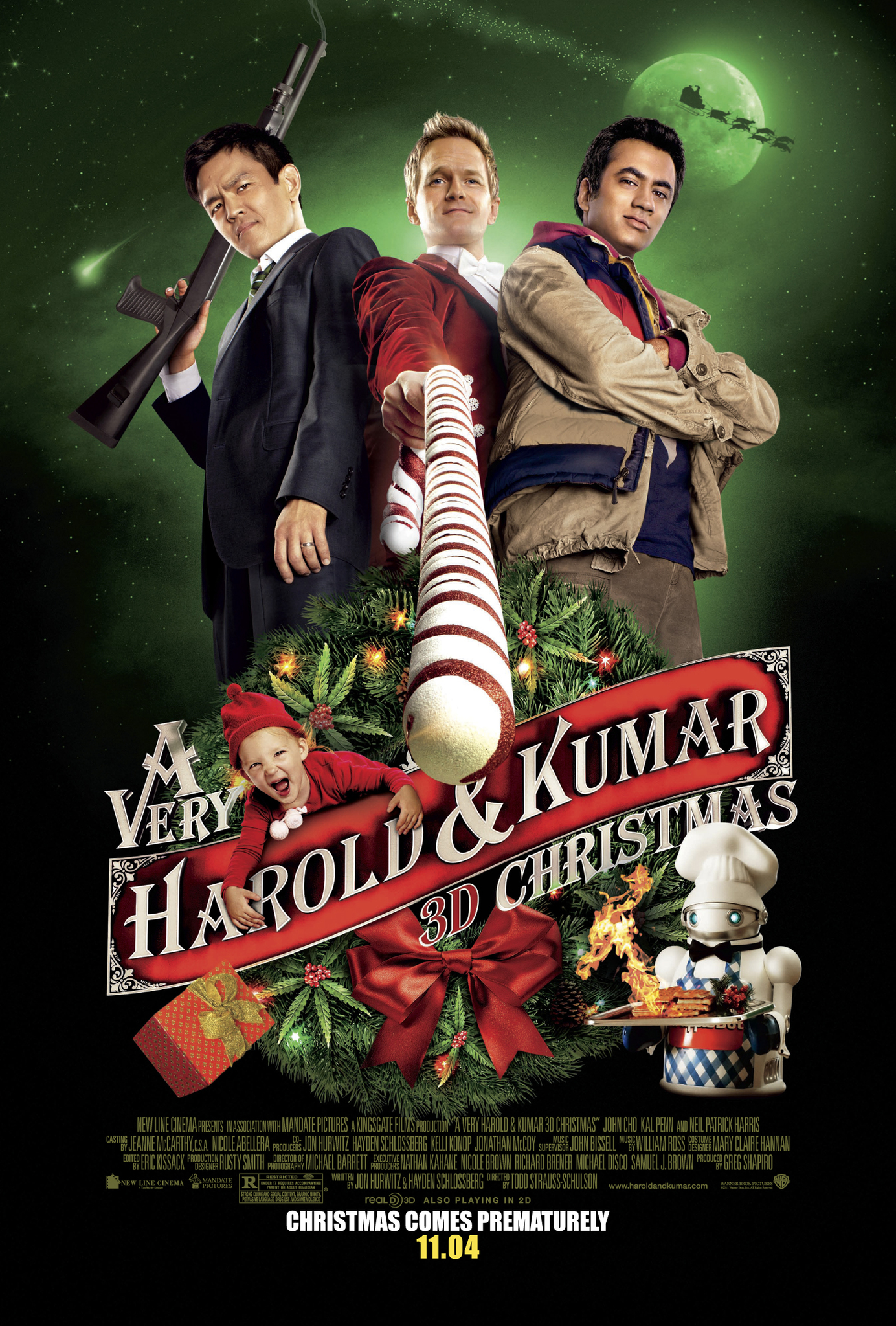Harold & Kumar - Alle Jahre wieder 2011 film nackten szenen