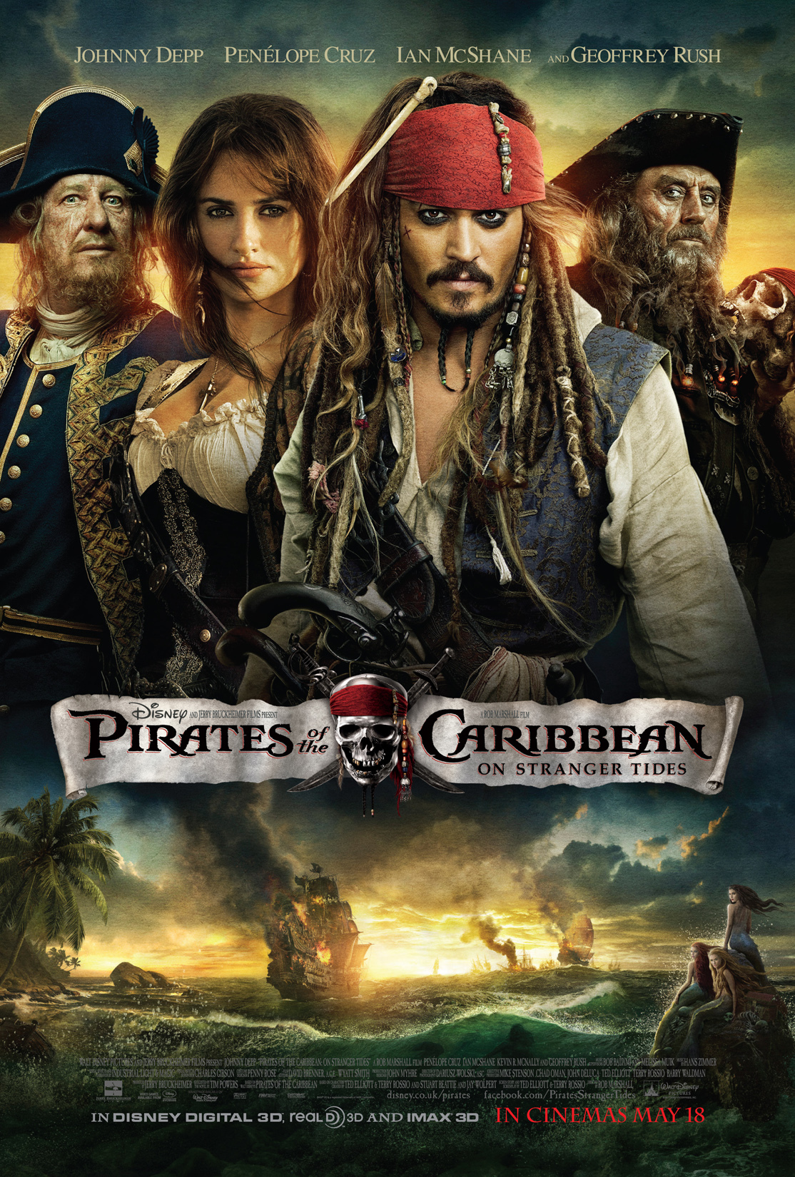 Pirates of the Caribbean - Fremde Gezeiten 2011 film nackten szenen